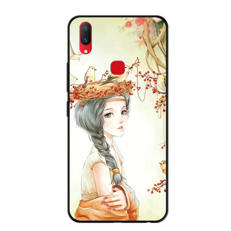 Чехол для телефона чехол для Vivo Y91 чехлы с рисунком героев мультфильмов, clear coque Мягкая силиконовая Обложка с изображением VivoY91 чехол 6,2 ''для Vivo Y91 Y 91 оболочки coque