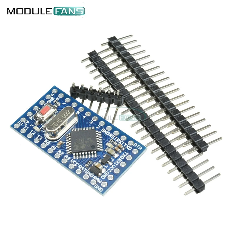 10 шт. Pro Mini ATMEGA168 ATMEGA168P 16 МГц плата загрузчика для Arduino 5 в м микро модуль управления