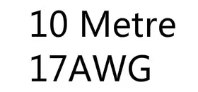 4 6 7 8 10, 11, 12, 13, 14, 15, 16, 17, 18, 20, 22, 24, 26 28 30 AWG теплозащитные мягкий силиконовый проводной кабель для RC Heli Drone высокое Температура - Цвет: 10 Metre 17AWG