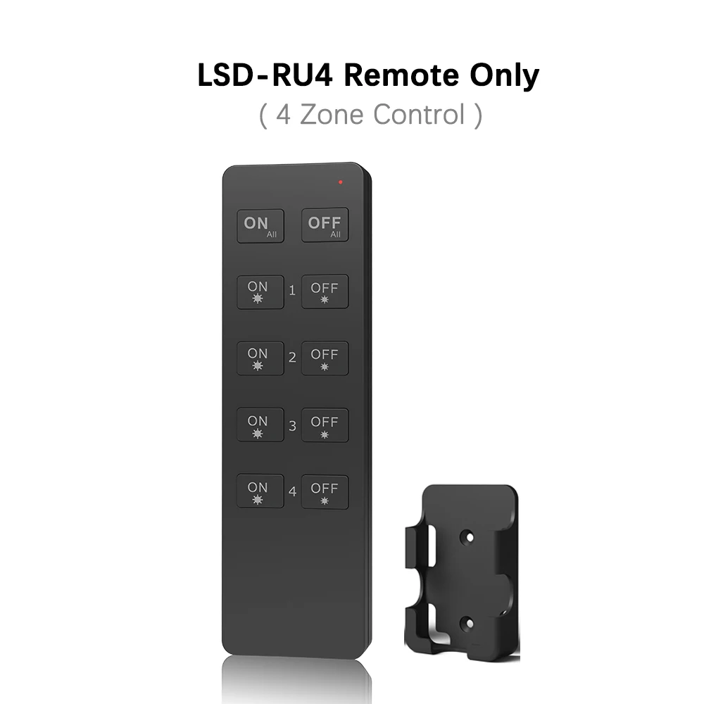 LSD-RU4 Remote Only Светодиодный диммер 220 в 230 В 110 В AC Triac беспроводной РЧ с регулируемой яркостью поворотный переключатель с 2,4 г дистанционным 220 В диммер переключатель для светодиодный лампы S1-K - Цвет: LSD-RU4 Remote Only