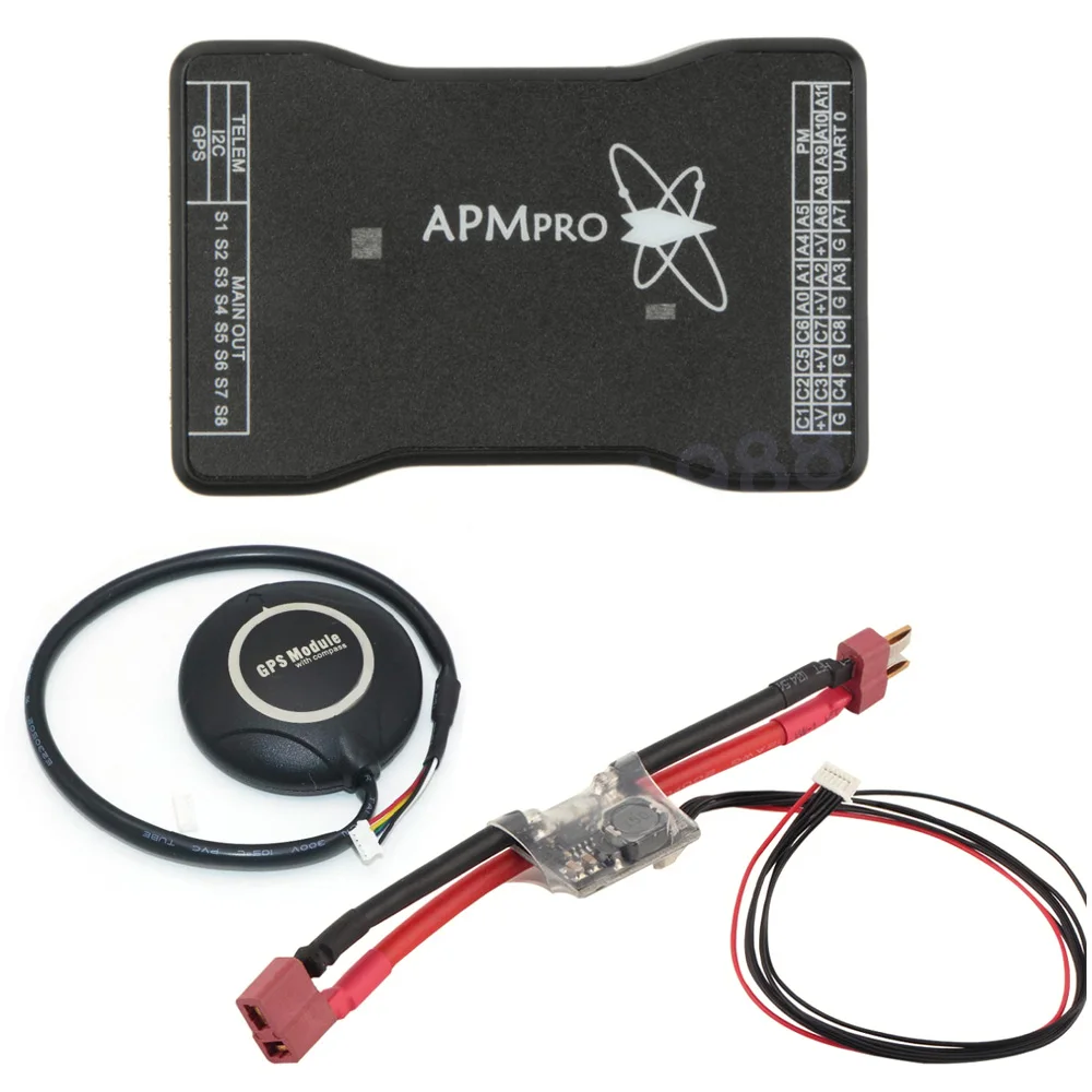 MINI APM PRO Flight Controller Board + 7M GPS Module Power T Plug For Quadcopter Helicopter | Игрушки и хобби