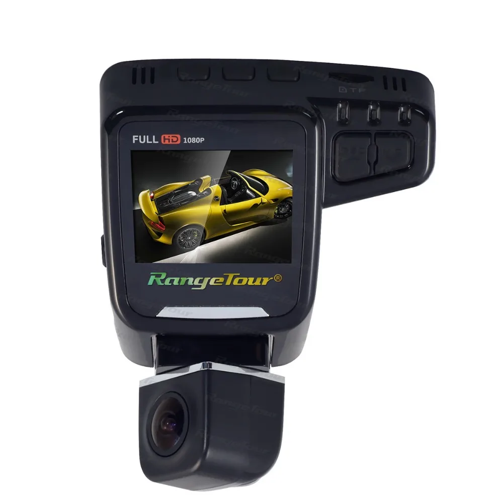  Range Tour C10s Plus Mini Car DVR 360 Degree Rotated Dash Cam Dual lens Front 1080P Rear 480P Video