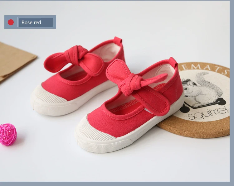 Детские обувь холщовые кеды ярких цветов Весенняя детская обувь для девочек для маленьких мальчиков парусиновая обувь полный размер 21-35 CSH472 - Цвет: 03rose red