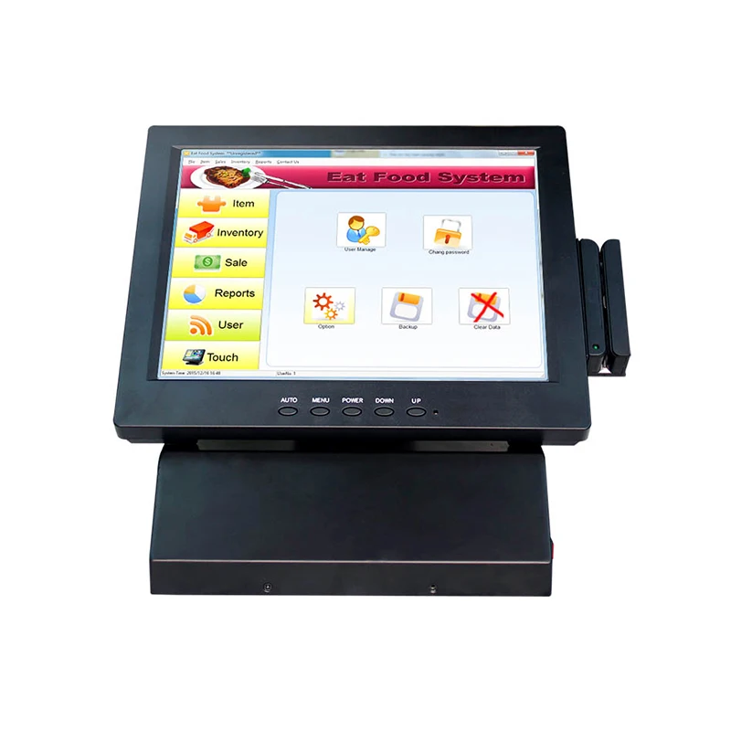 Pos الكل في واحد/نيس الجودة/الساخنة مبيعات 12-inch لمس تسجيل النقدية/pos استلام آلة 58 ملليمتر طابعة + درج النقدية الباركود ماسحة Pos الكل في واحد/نيس الجودة/الساخنة مبيعات 12-inch لمس تسجيل النقدية/pos استلام آلة 58 ملليمتر طابعة + درج النقدية الباركود ماسحة
