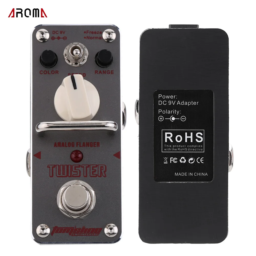 New Arrival! AROMA ATR 3 Twister Analog Flanger Electric Guitar Effect