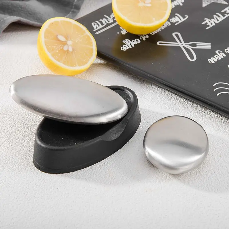 1 PCS Stainless Steel Soap Garlic Fishy Odor Smell Remover Kitchen