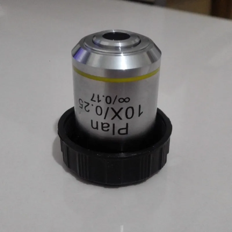 

2019 1PC 10X 195 Infinity Plan Achromatic Objective Lens for Educational Lab Medical Bio-Microscope Biological Microscope 20.2mm