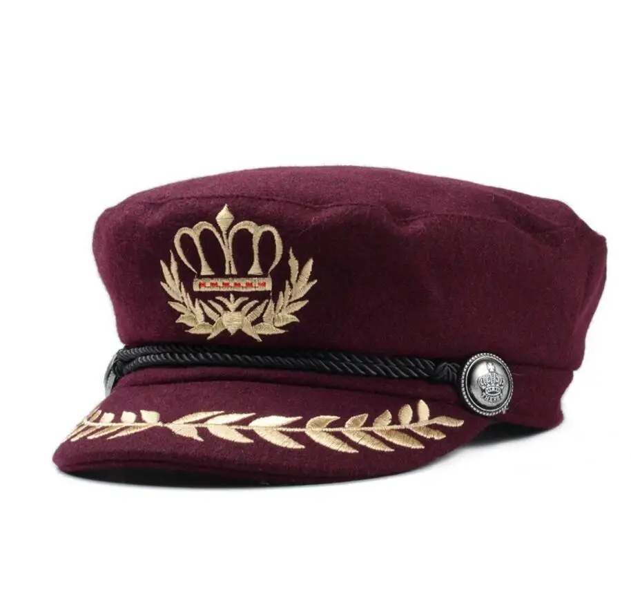 MinanSer Vintage Newsboy Cap Mens Cadet Women Military baker boy caps Casual Spring British