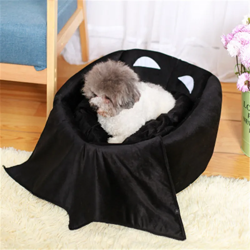 Теплый домик-кроватка для домашних животных в форме Бэтмена с ковриком кушетка для собак спальная кровать кошки собаки питомник товары для животных маленькие собаки кошки Подушка SAP37