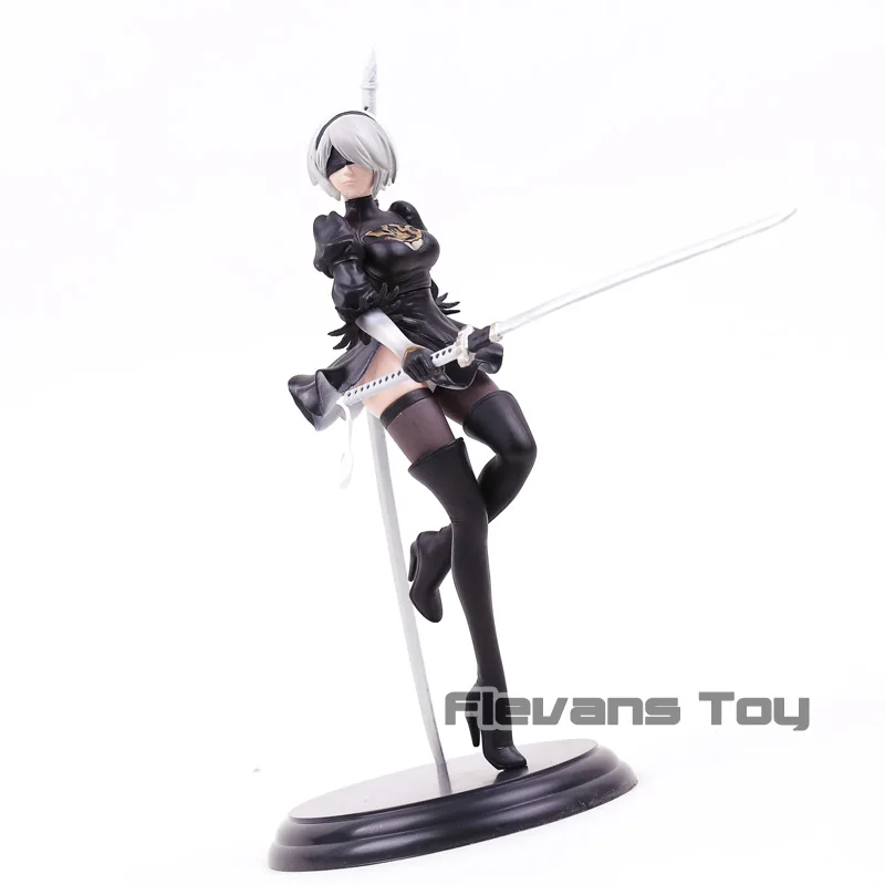 PS4 игры НИР автоматов YoRHa № 2 Тип B 2B 1/7 Масштаб Окрашенные фигурка Коллекционная модель игрушка