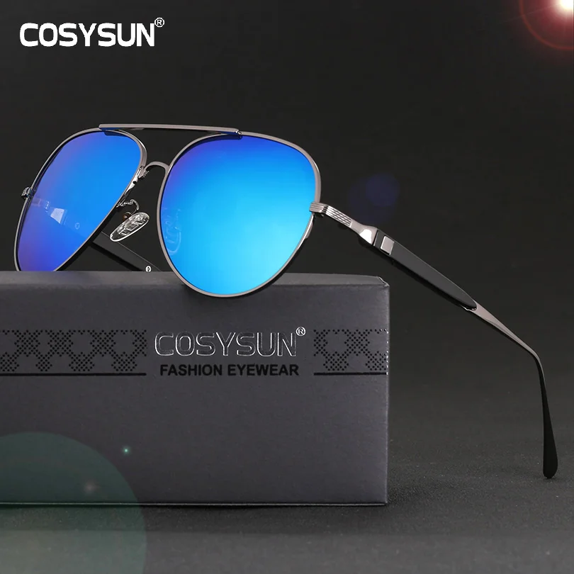 

Cosysun Brand Sunglasses Man pilot sunglasses unisex polarized Sunglasses Women brand designer sunglasses driving glasses CS089