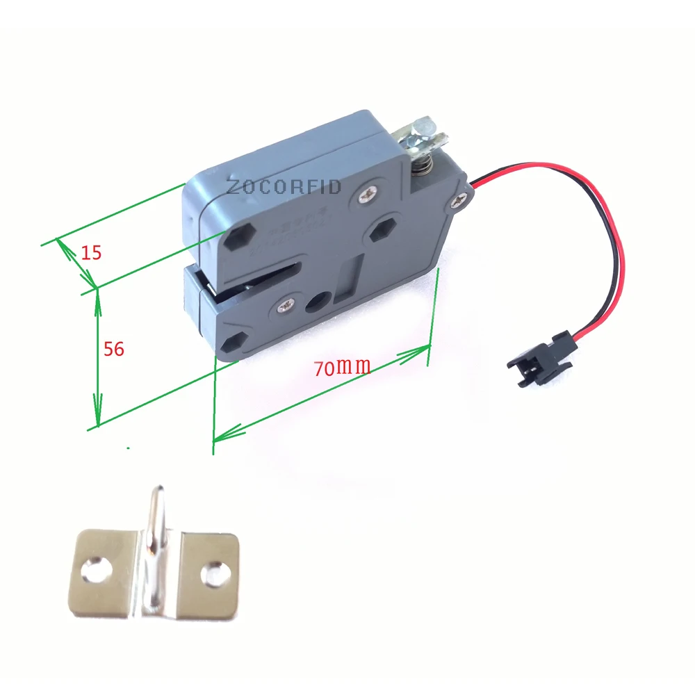 Электромагнитный замок для двери шкафа, DC 12V 0.6A для ящика/замка сауны