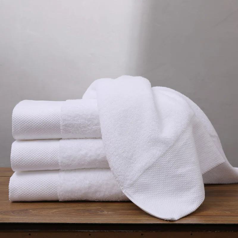 Qulity Pure Color Cotton Towel Hotel Supplies for Exclusive Bath Shower Towel Handkerchief Face Tow