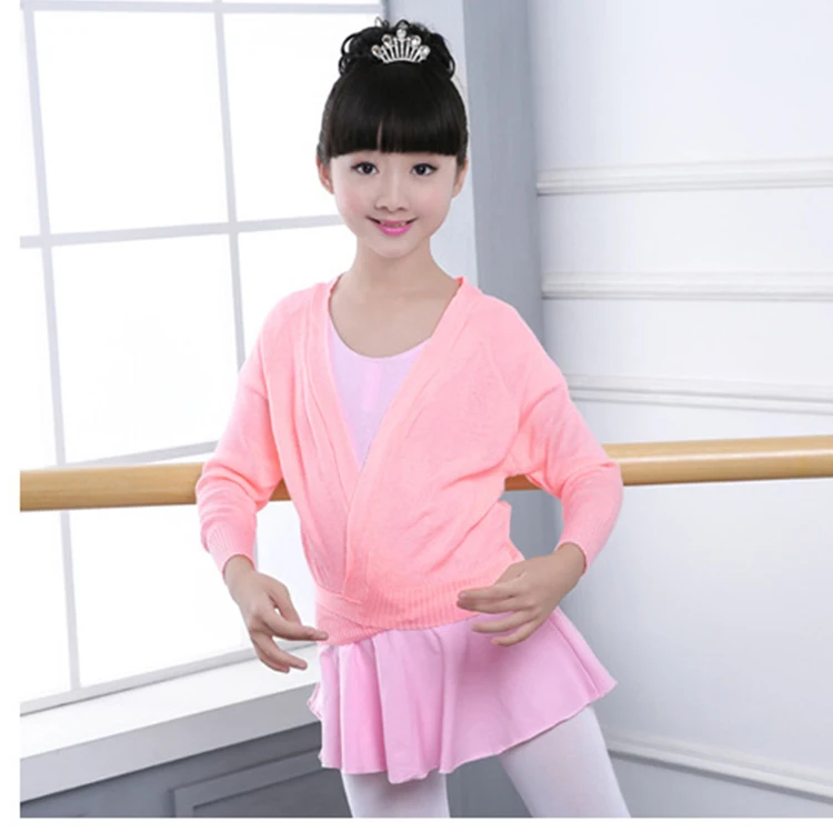 Kids Ballet Dance Wrap Cross Tops (4)