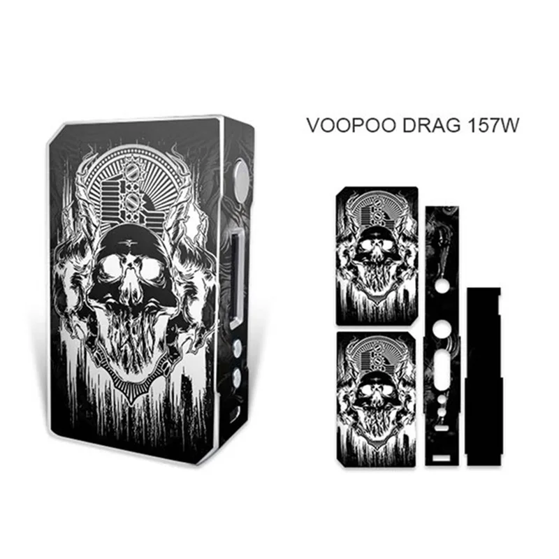 Высокое качество электронная сигарета стикер s для VOOPOO DRAG TC 157W коробка мод кожи наклейка - Цвет: H10