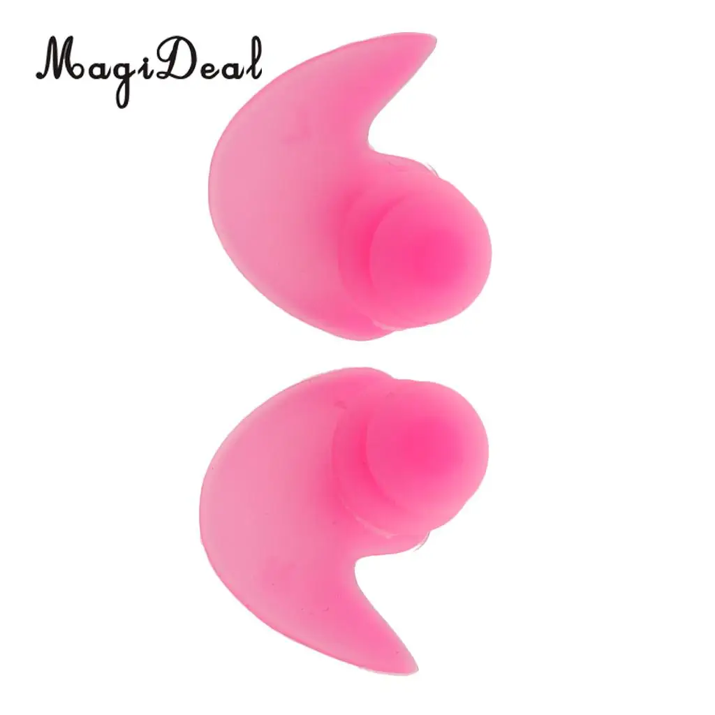 MagiDeal High Quality Waterproof Soft Silicone Swimming Earplugs Prevent Water Ear Plugs Jellyfish Style for Hearing Protection 