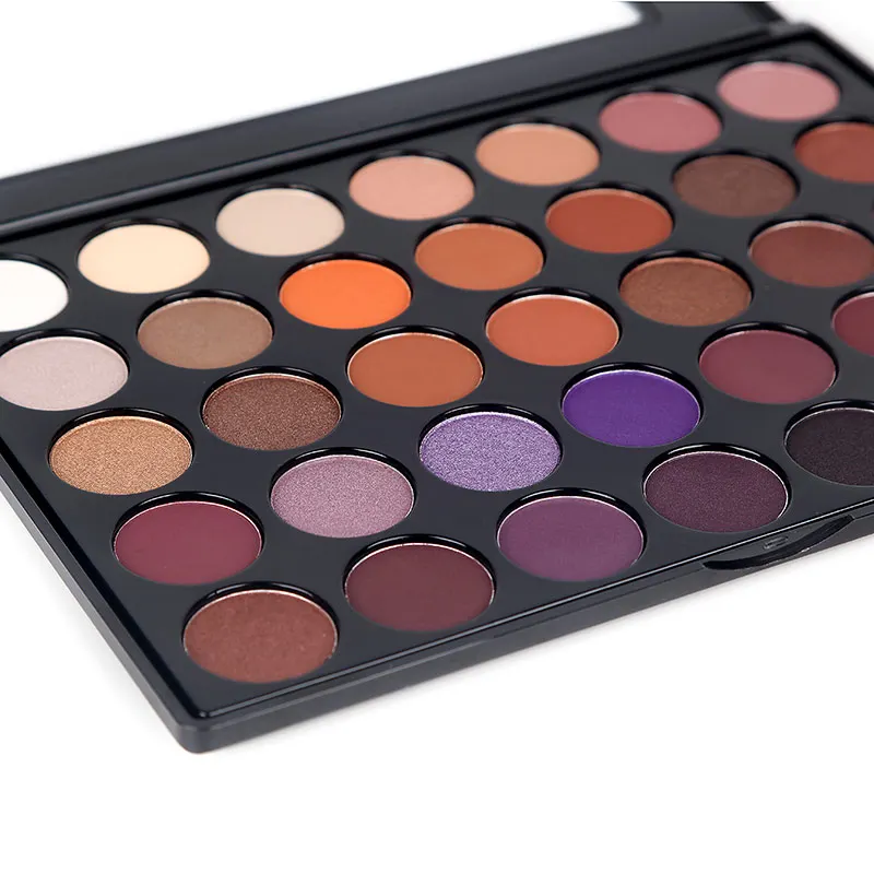 

JAF Makeup Glitter Eyeshadow Palette, 35 Colors Matte Eye Shadow, Professional Shimmer Eyeshadow Make Up Powder Pallete - EP35
