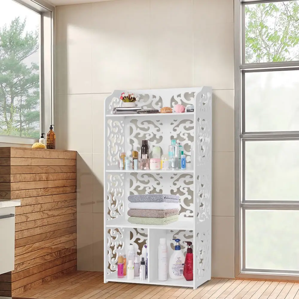 

4 Layer Storage Organizer Standing Shoe Rack Shelf Bookcase Kitchen Space Saving