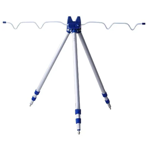 

Fishing Rods Tripod Stand Rest for Sea Beach Coarse Shore Pier Tackle Telescopic