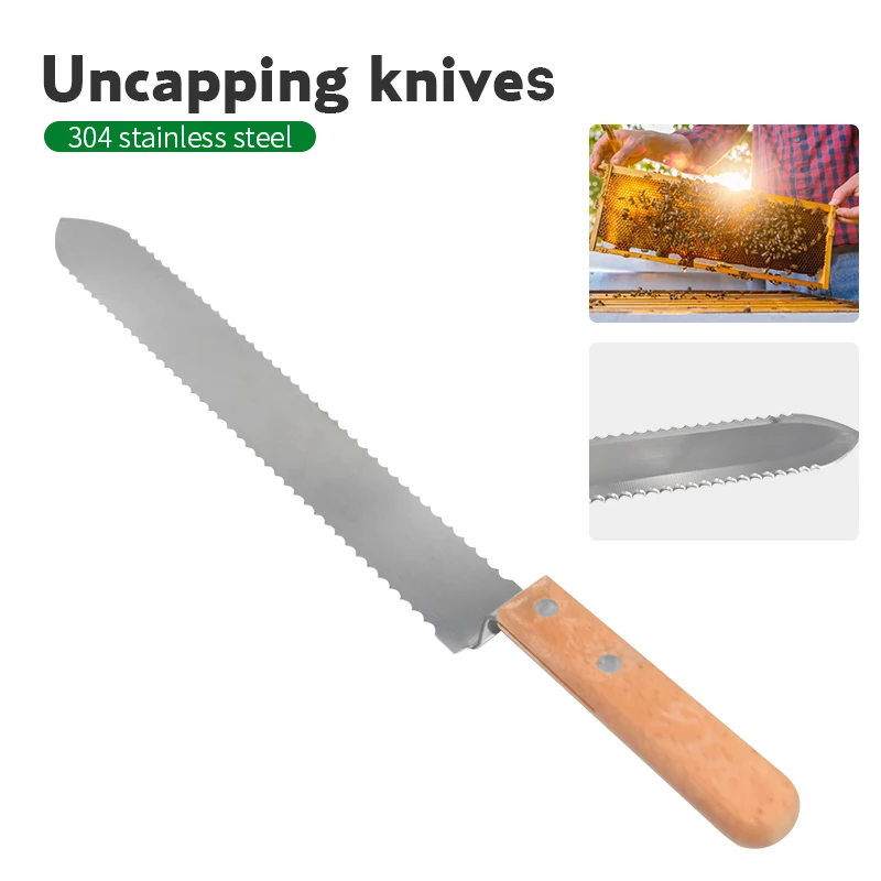 

Beekeeping Serrated Blade Beekeeping Tools Uncapping Knife Extractor Scraping Honey Knife to extractor scraping tools