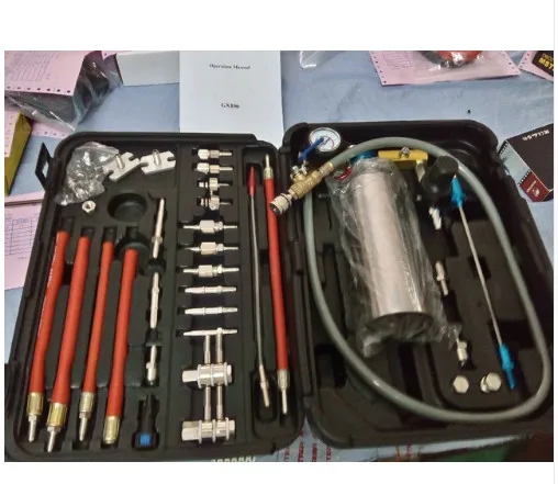 

GX100 Cleaner Kit Non-Dismantle Automotive Washing Tool Car Fuel Injector Test
