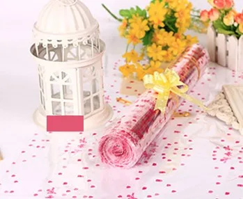 18*25/20*30/25*35/35*50 см прозрачный пластиковый пакет для упаковки конфетных игрушек, подарочные пакеты для дня рождения, свадебной вечеринки - Цвет: rose red