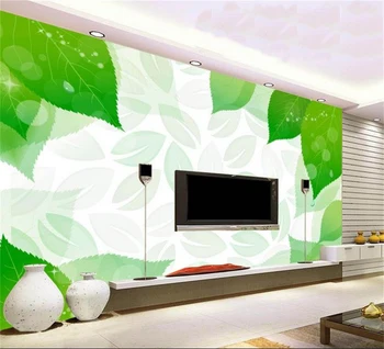 

3d wallpaper custom photo non-woven mural Green classical warmth 3d TV backdrop wall murals wallpaper painting living room