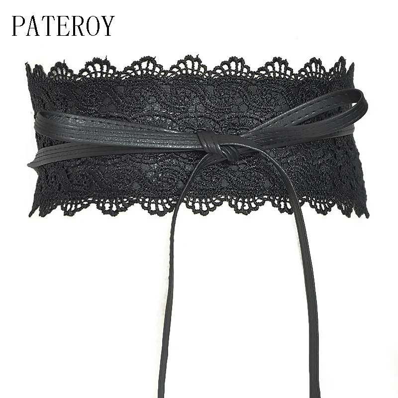 

PATEROY Wide Cinturon Mujer Belts for Women Designer Female Wedding Dress Cummerbunds Corset Belt Ceinture Femme Cinto Feminino