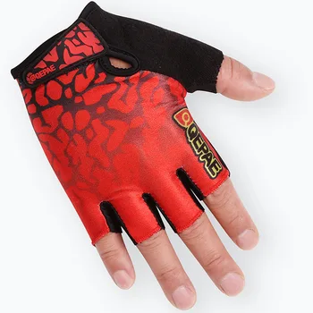 

Non-slip Sports Cycling Gloves Mens Half Finger Cycling Gloves Short Gel Shock Resistance BMT Bike Gloves