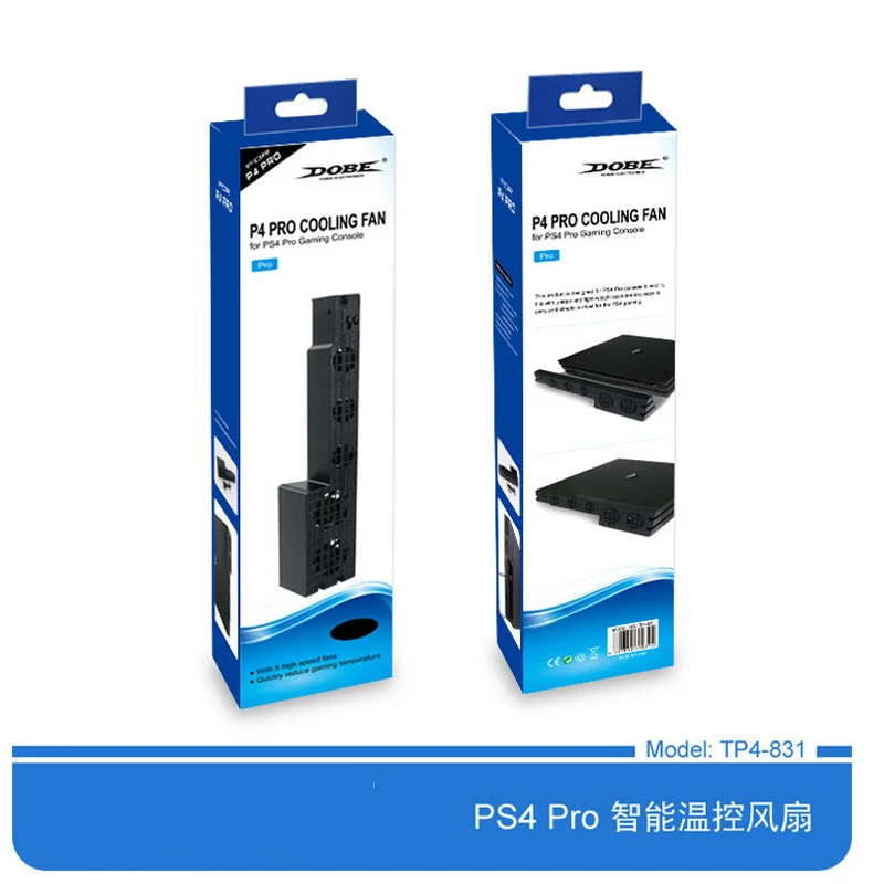 

Automatic thermostatic fan External 5-Fan Super Turbo Temperature Cooling Fan for PS4 Pro Game Console