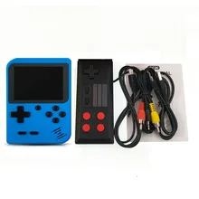 Мини-Детские Классические Игровые приставки 8 бит портативная консоль встроенные 400 игры с av-кабелем для детской подарочной игрушки