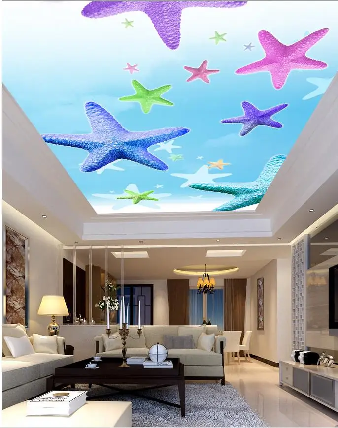 натяжные потолки с эффектом 3d. натяжные потолки. натяжные потолки 3d. декоративные наклейки на потолок. как сделать 3д потолок.