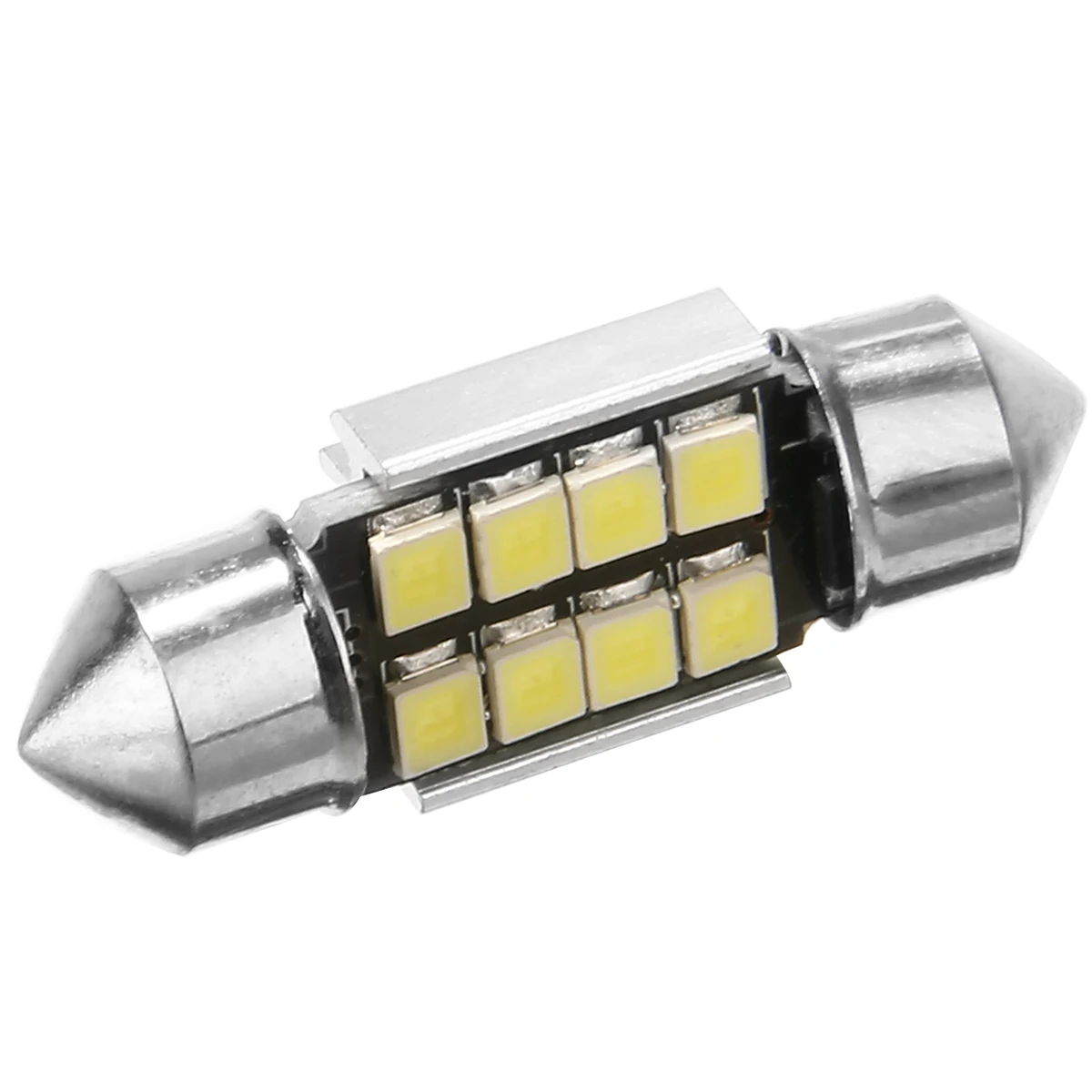 Mayitr 10 шт. 31 мм 8SMD светодиодные, под шину CANBUS, для автомобиля ламповая гирлянда 2835 DC12V 6000 К номерной знак карта лампочки на дверь автомобиля лампы