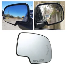 Зеркало с подогревом стекло с мощностью правого/левого пассажирского сигнала поворота автомобильное зеркало стекло подходит для Chevy Silverado GMC Sierra