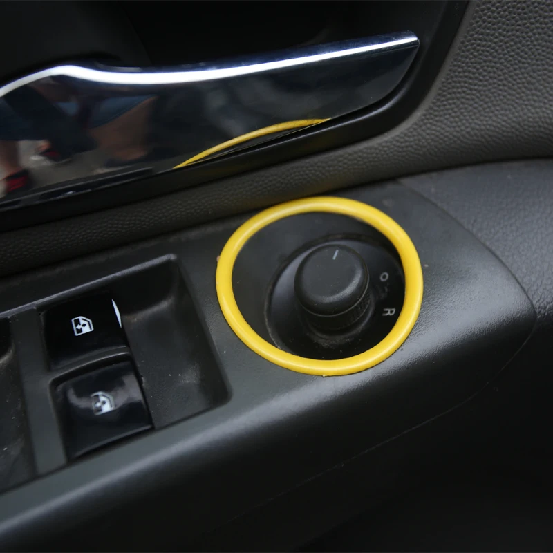 АБС пластик цвет ecorative круг зеркалом заднего вида Ручка Блестки для Chevrolet Chevy