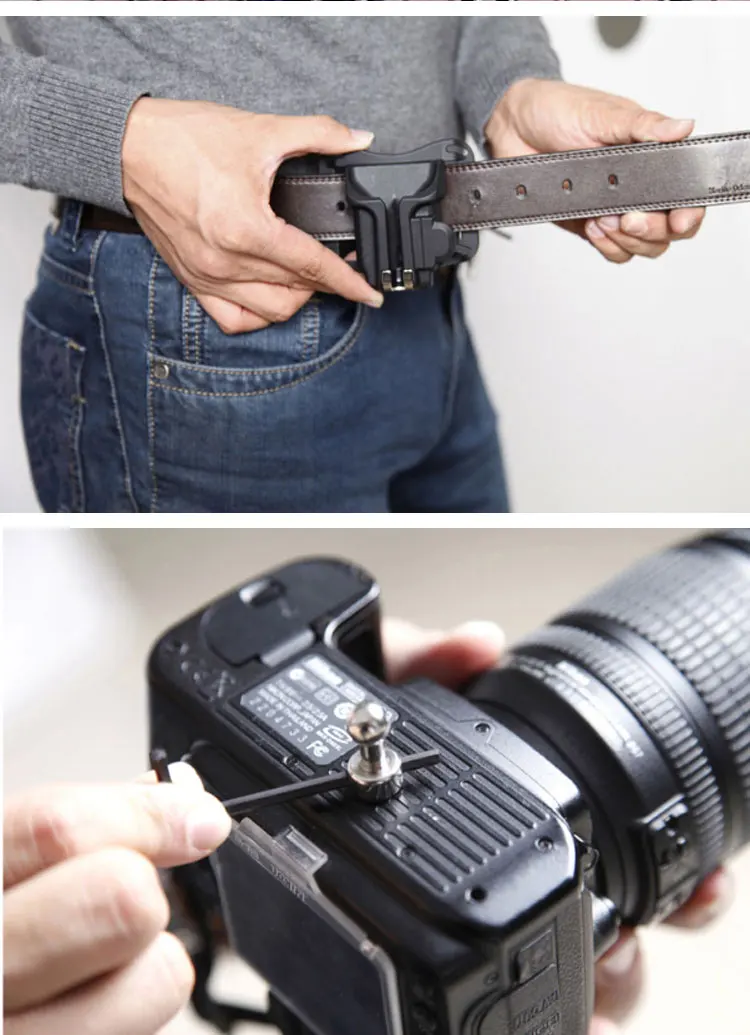 Камера Пояс Пряжка быстрая загрузка вешалка для кобуры ремень Кнопка для Canon 1300D 1200D 800D 760D 750D 700D 650D 80D 77D 70D 60D
