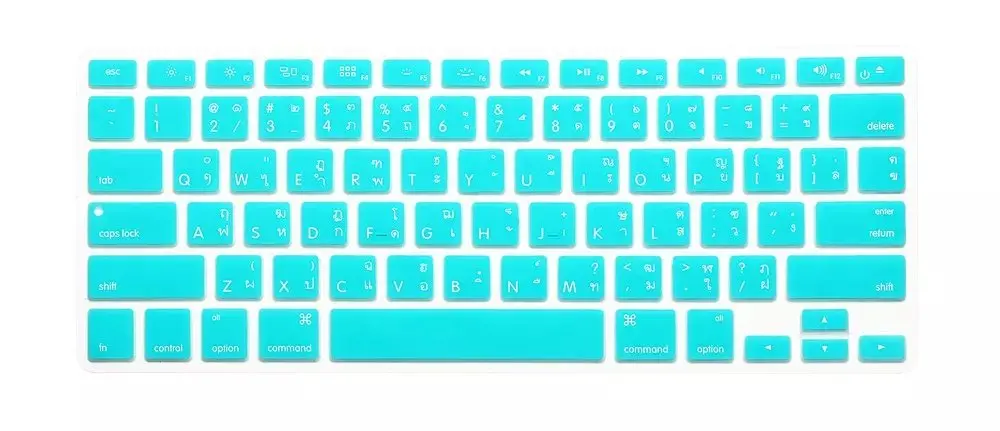 Для Apple macbook Air Pro Retina 13 15 17 Thai Silicone US Keyboard силиконовый чехол для ноутбука mac book Laptop