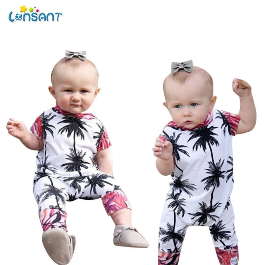 LONSANT Baby Rompers Baby Suit Baby Suit Newborn Toddler Baby Leaves
