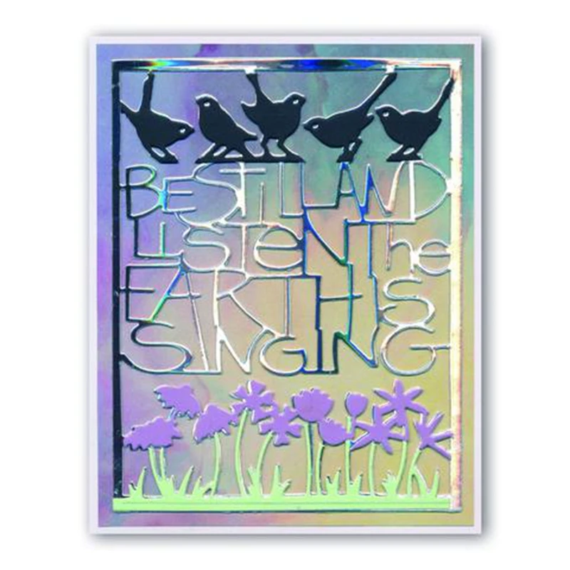Лучшие Land Birds рама металлические трафареты для пресс-формы для ручная работа Скрапбукинг декорирование тиснение поставщик бумаги ремесло высечки