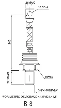 Управления выпрямителя трубки: SD400N(R) 400A/SD500N(R) 500A 200 В~ 2400 В