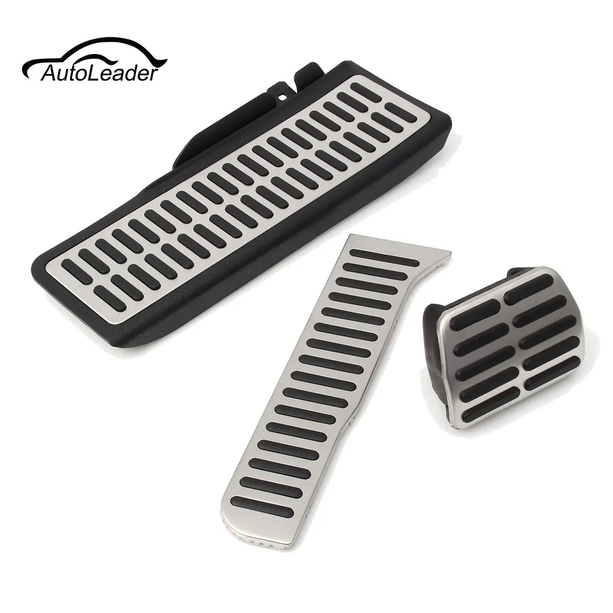 3pcs Stainless Car Accelerator Gas Brake pedal Clutch Pedal For VW Volkswagen Jetta MK5 Golf 5 6