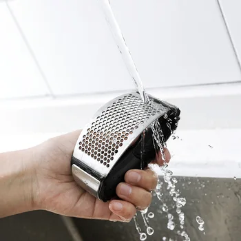 

Stainless Steel Garlic Presses Manual Chopping Tools Curve Fruit Vegetable Tools Kitchen Gadgets Drop Shipping