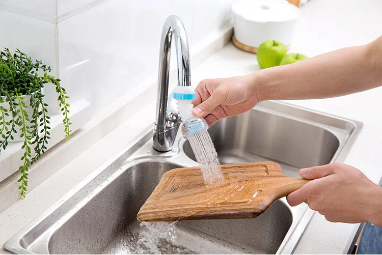 Кухня очистки воды насадки для душа защита от брызг на кране фильтр воды Saver пластик прозрачный поворотный душ
