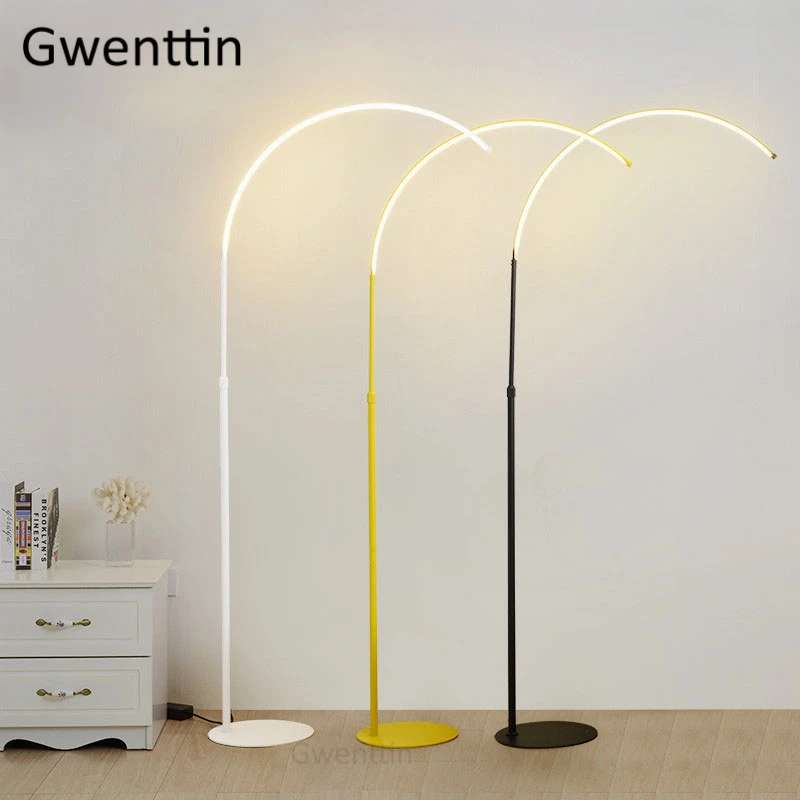 

Modern Fishing Floor Lamps for Living Room Bedroom Bedside Lamp Nordic Vertical Led Standing Light Fixtures Luminaire Home Deco
