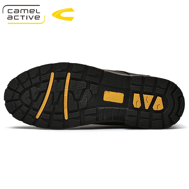 Cena Camel Active nowe oryginalne skórzane buty bojowe botki wojskowe obuwie ochronne zimowe ciepłe męskie buty Zapatos de Hombre