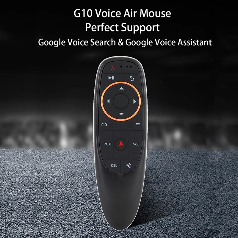 G10 2,4 ГГц Fly Air mouse 6-осевая гироскоп воздушная мышь с Google Voice для XIaoMi H tv 6 box H96 max X96mini MAG 254 256 tv Box