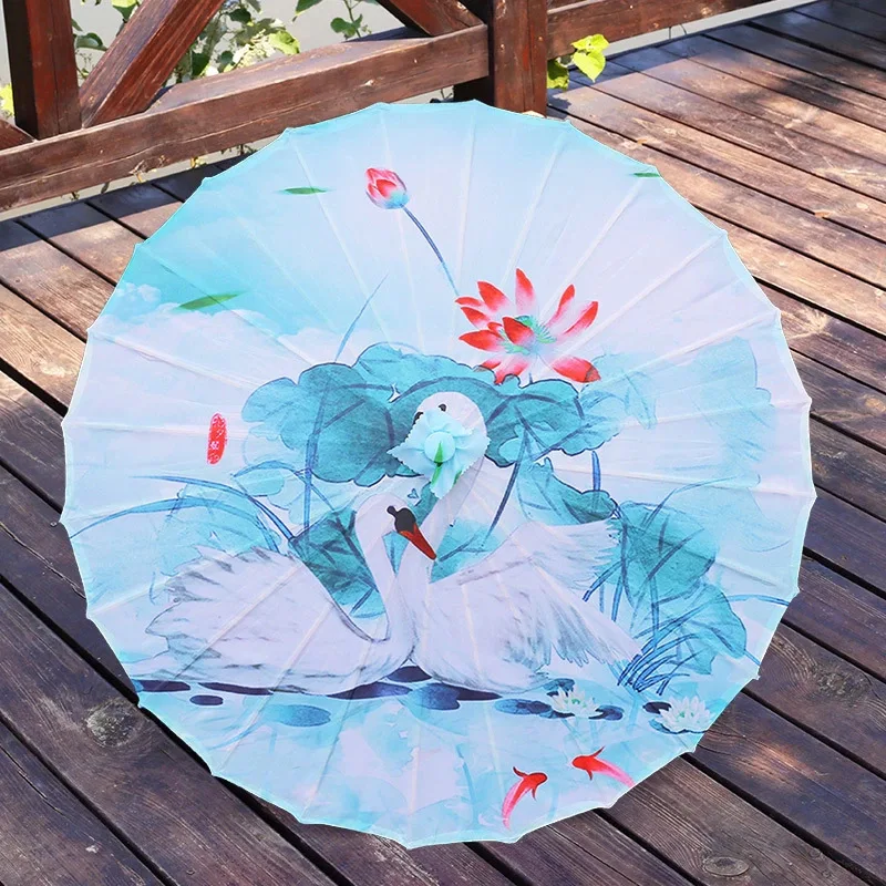 Японский зонтик Scenic Oiled paper зонтик женский китайский стиль Шелковый Зонт Классический китайский ветер paraguas mujer бамбук - Цвет: Customized 159