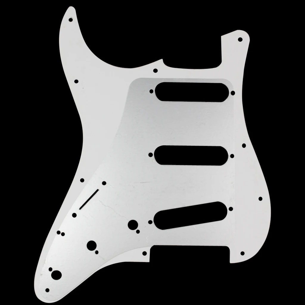 Pickguard 11 Screw Holes 3 Pickup Holes Guitar Scratch Plate for Electric Guitars SSS
