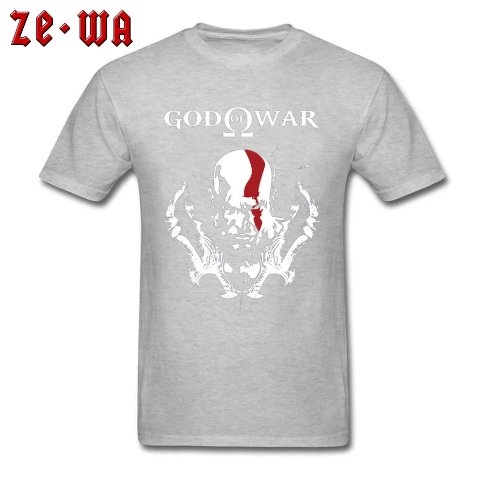 High Quality Men Tshirts O Neck Short Sleeve Pure Cotton KRATOS Tops & Tees Casual Tshirts Drop Shipping KRATOS grey