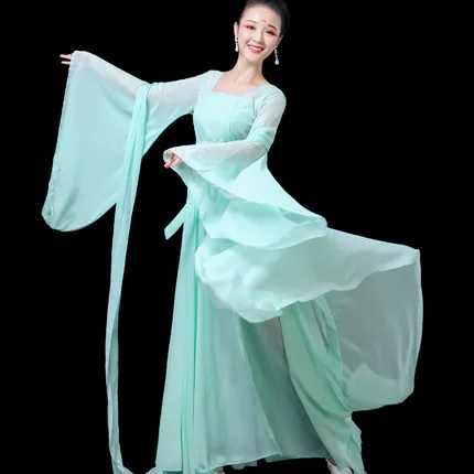 Женское танцевальное платье Hanfu элегантное сказочное в китайском классическом